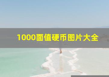 1000面值硬币图片大全