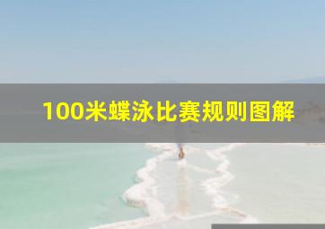 100米蝶泳比赛规则图解