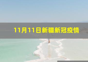 11月11日新疆新冠疫情