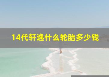 14代轩逸什么轮胎多少钱