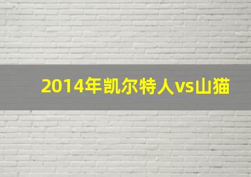 2014年凯尔特人vs山猫