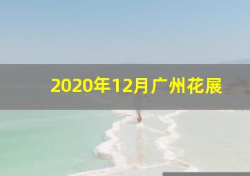 2020年12月广州花展