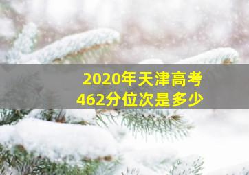 2020年天津高考462分位次是多少