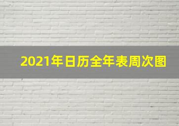 2021年日历全年表周次图