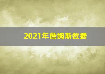 2021年詹姆斯数据