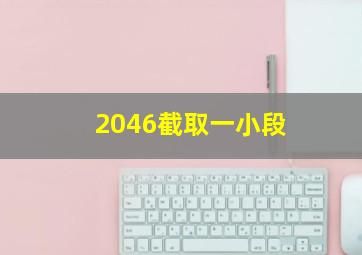 2046截取一小段