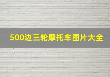 500边三轮摩托车图片大全