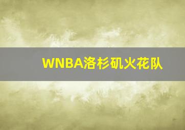 WNBA洛杉矶火花队