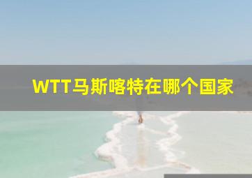 WTT马斯喀特在哪个国家