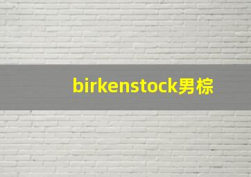 birkenstock男棕