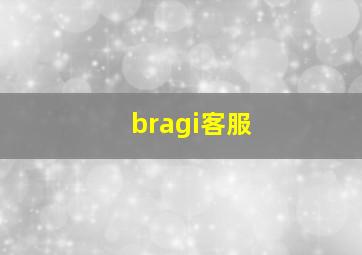 bragi客服