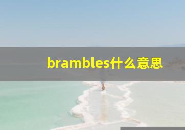 brambles什么意思