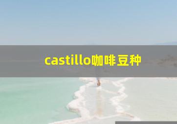 castillo咖啡豆种