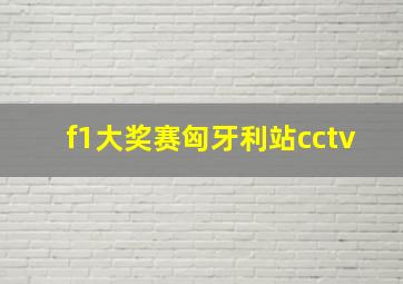 f1大奖赛匈牙利站cctv