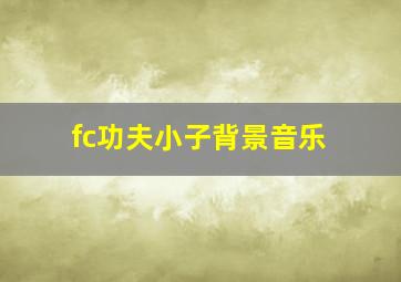 fc功夫小子背景音乐