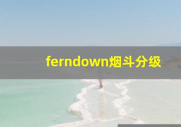 ferndown烟斗分级