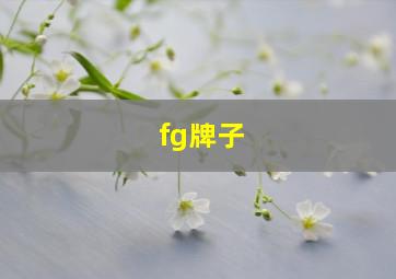 fg牌子