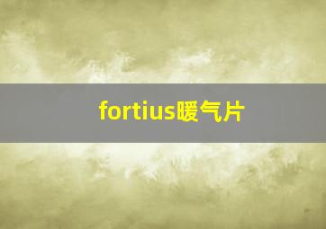 fortius暖气片