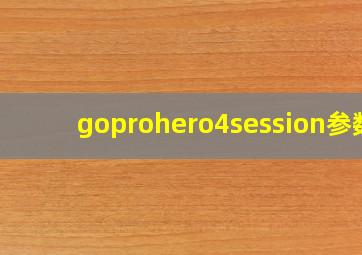 goprohero4session参数