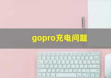 gopro充电问题