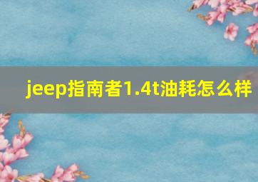 jeep指南者1.4t油耗怎么样