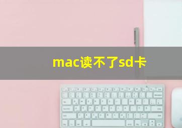 mac读不了sd卡