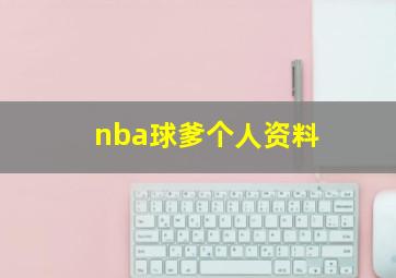 nba球爹个人资料