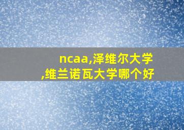 ncaa,泽维尔大学,维兰诺瓦大学哪个好