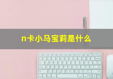 n卡小马宝莉是什么