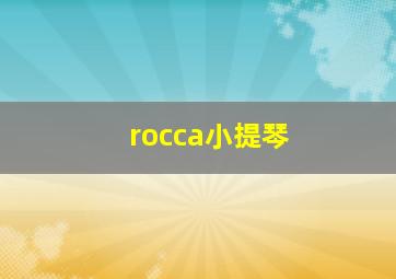 rocca小提琴