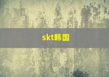 skt韩国