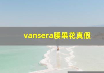 vansera腰果花真假