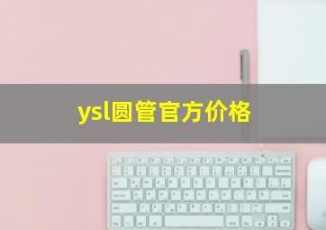 ysl圆管官方价格