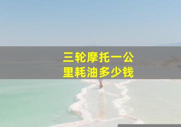 三轮摩托一公里耗油多少钱