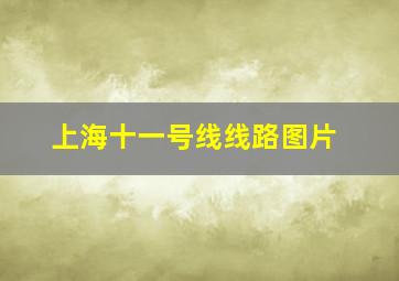 上海十一号线线路图片