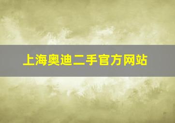 上海奥迪二手官方网站