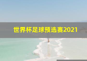 世界杯足球预选赛2021