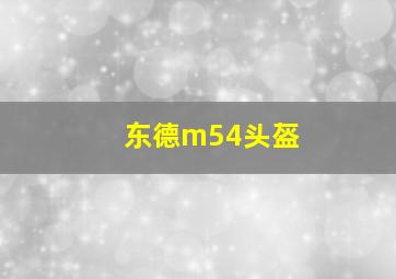 东德m54头盔