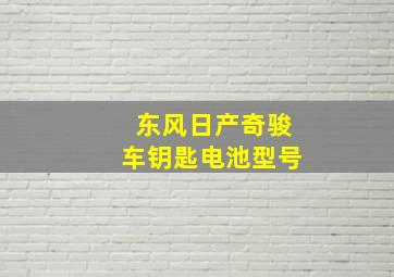 东风日产奇骏车钥匙电池型号