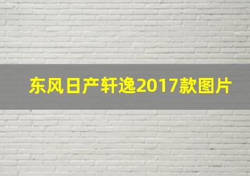 东风日产轩逸2017款图片