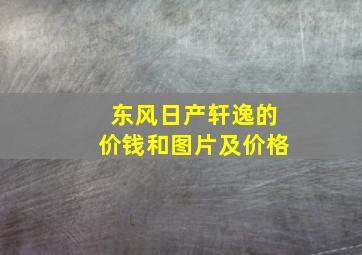 东风日产轩逸的价钱和图片及价格