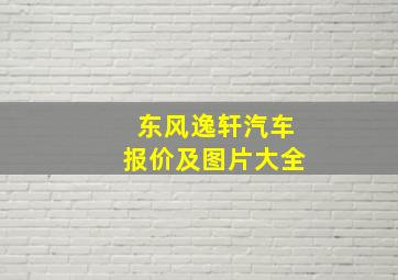 东风逸轩汽车报价及图片大全