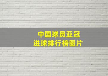 中国球员亚冠进球排行榜图片