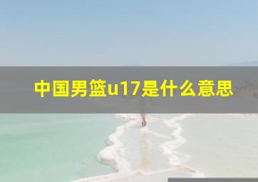 中国男篮u17是什么意思