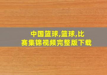 中国篮球,篮球,比赛集锦视频完整版下载