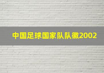 中国足球国家队队徽2002