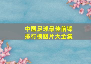 中国足球最佳前锋排行榜图片大全集