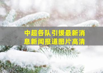 中超各队引援最新消息新闻报道图片高清