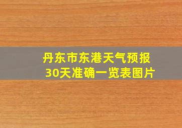 丹东市东港天气预报30天准确一览表图片