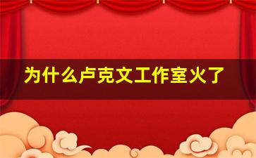 为什么卢克文工作室火了